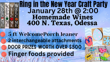 Load image into Gallery viewer, Craft Party Feb 11th 2:00 PM Homemade Wines Downtown Odessa
